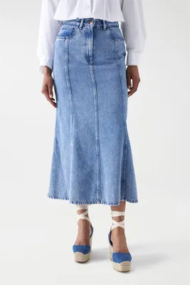 Produktbild von Salsa Jeans 21008178 Midirock Blau 26 Frau Blau 26