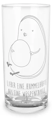 Produktbild von Mr. & Mrs. Panda Cocktailglas Avocado Pfeifen 400 ml - Transparent - Geschenk, Abnehmen, Schwanger, Trinkglas, Tumbler, Diät, Glas, Longdrinkglas, Wasserglas