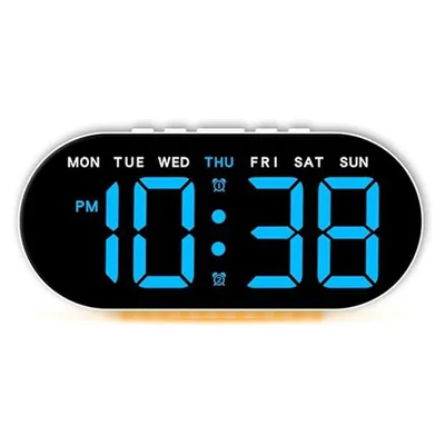 Produktbild von Multifunktionaler LED-Digitalwecker mit Temperaturanzeige, Dual-Wecker, einstellbarer Helligkeit und flexibler Platzierung