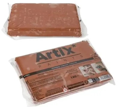 Obrázok produktu pre Modelovacia hlina 1 kg, hnedá - Artix
