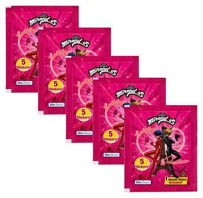 Produktbild von Blue Ocean Miraculous Ladybug Friends Forever Sticker – 5 Stickertüten