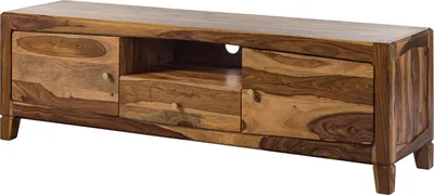 Image de MASSIVMOEBEL24 | ANCONA #110 Meuble TV en bois de sheesham - laqué / marron 175x45x55