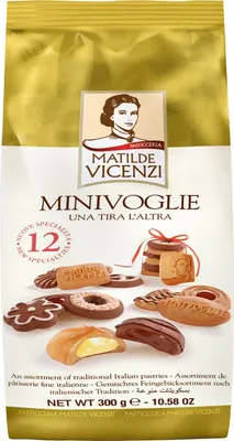 Produktbild von MATILDE VICENZI Minivoglie - Italienische Minikuchenmischung 300g x 6 Pack