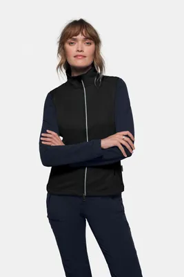 Produktbild von HAKRO Light-Softshellweste Damen 254 schwarz, XS