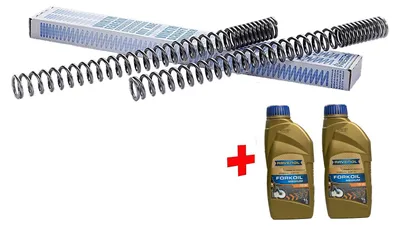 Zdjęcie produktu dla Para sprężyn widelca Wirth z olejem do motocykla Yamaha TDM 900 A z lat 2005–2013 – nowe