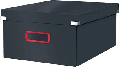 Immagine prodotto di LEITZ 53490089 LEITZ Click & Store Cosy Aufbewahrungsbox 32,0 l grau 36,9 x 48,2 x 20,0 cm