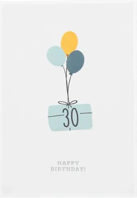 Produktbild von Depesche Klappkarten Besonders schön ohne Verpackung : 30 HAPPY BIRTHDAY! Klappkarten Besonders schön ohne Verpackung: 30 HAPPY BIRTHDAY!