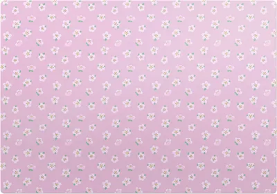 Produktbild von Pastellblumenmuster – Bodenschutzmatte – Stuhlunterlage 100x100 cm – Rutschfest – Hartbodenmatte