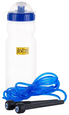 Produktbild von Springseil und Wasserflasche Set WATERJUMP Transparent/Blue one size BENLEE