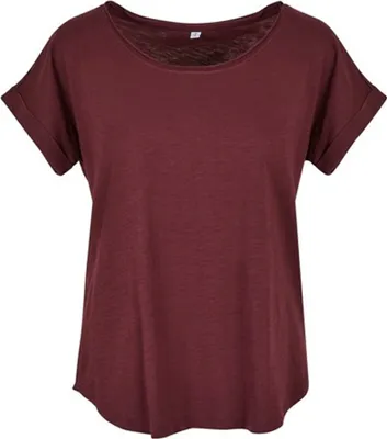 Image de Build Your Brand - T-shirt "Long" pour femme RW8061 (3XL) (Cerise)