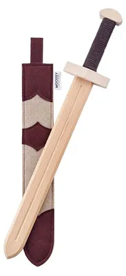 Obrázek produktu pro Dřevěný meč Woodsy s pouzdrem – nápaditý dětský meč