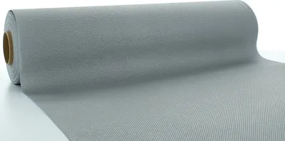 Produktbild von Sovie HORECA Tischläufer Silber aus Linclass® Airlaid 40 cm x 24 m, 1 Stück