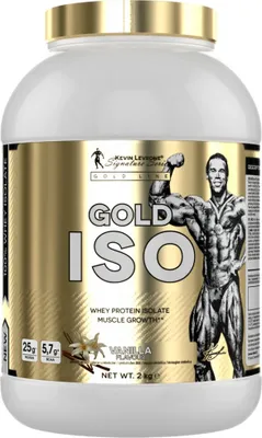 Obrázek produktu pro Kevin Levrone | Gold Iso Whey | Izolát syrovátkové bílkoviny Vanilia