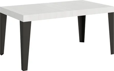 Zdjęcie produktu dla ITAMOBY - Stół rozkładany 160/420x90 cm Flame frassino biała nogi antracytowe