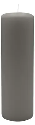 Produktbild von Stumpenkerzen 200 x Ø 60 mm, Grau, 4 Stück