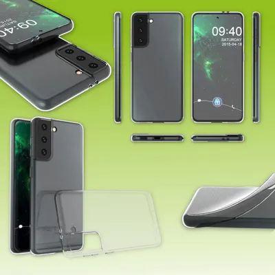 Immagine prodotto di Per Samsung Galaxy S21 Plus Custodia in silicone TPU protettivo trasparente Custodia del telefono cellulare nuovo