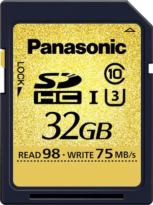 Produktbild von Panasonic 32 GB Speicherkarten, RP-SDUT32GAK