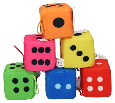 Obrázok produktu pre Plyšová kocka, 7 cm