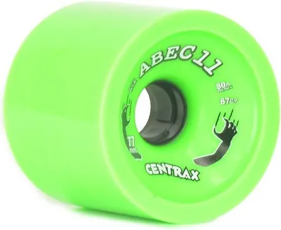 Image de Roues Skateboard - Centrax - 77 mm - Vert - Abec 11