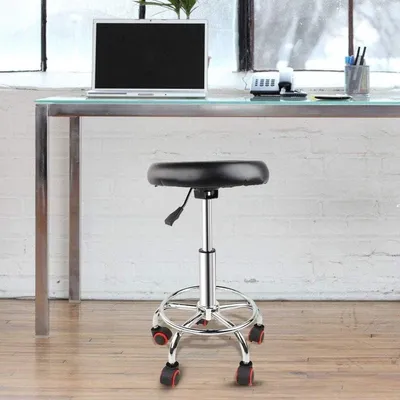 Image de Réglable en hauteur - Tabouret cosmétique - Fauteuil de massage pour spa - Siège hydraulique - Diamètre : 32 cm