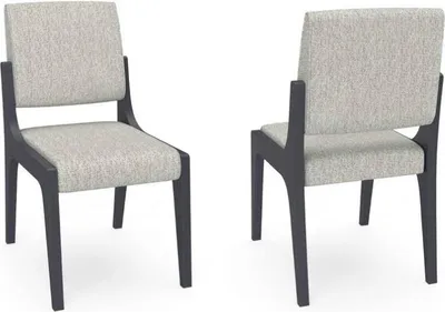 Produktbild von Grau Stuhl Esszimmer Luxus Möbel Design Elegantes Stühle Modern Holz
