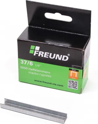 Produktbild von Freund Heftklammern 37/6 für Freund 19 Paket à 5000 Stück