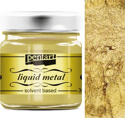 Obrázek produktu pro Tekutý kov PENTART 30 ml ZLATÁ