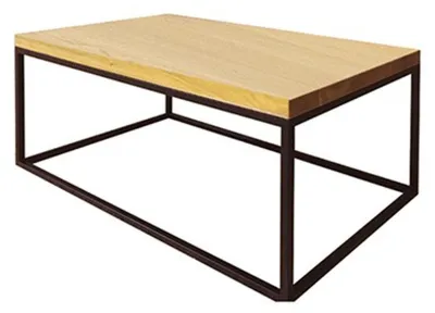 Produktbild von Kaffeetisch Couchtisch Designer Tisch Metall Wohnzimmertisch Tische Neu Holz