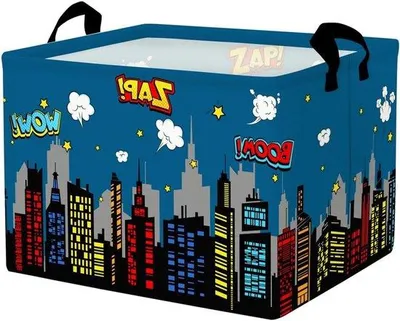 Obrázok produktu pre Modrá úložná krabica 36 l do detskej izby