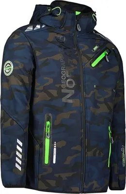 Produktbild von Geographical Norway Herren Softshell Marine WU6147H-GN-NAVY-GREEN Grösse S