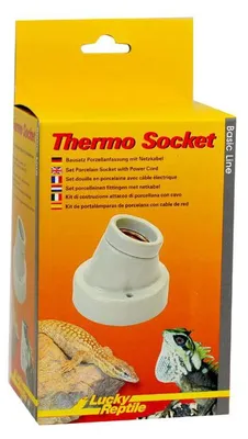 Produktbild von *Thermo Socket - Porzellanfassung abgewinkelt