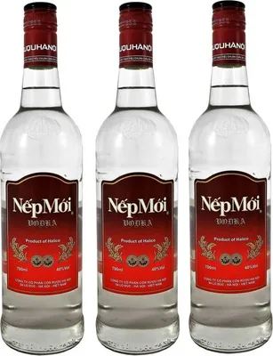 Produktbild von 3er Pack HALICO Nep Moi VODKA aus Vietnam (3x 700ml) | Spirituose Alc. 40% vol.