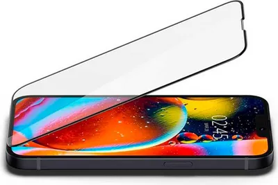 Obrázok produktu pre Spigen AGL03392, Apple, iPhone 13 Pro / iPhone 13, Odolné proti poškriabaniu, Čierna, Priehľadná, 1 kusov