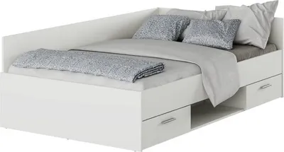 Produktbild von Kondela Bettrahmen mit Stauraum Boat 120 - Weiß