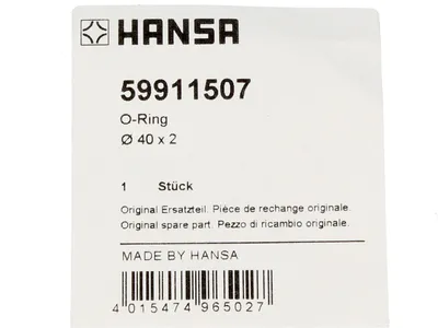 Obrázek produktu pro O-kroužek HANSA 40 x 2 mm 59911507