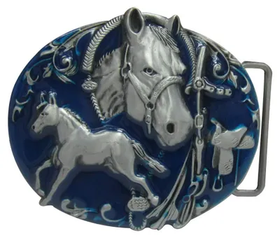 Produktbild von LKMY Vintage Herren Gürtelschnalle Indianergürtel, Western Cowboy Gürtelschnalle für Männer Gr. onesize, B