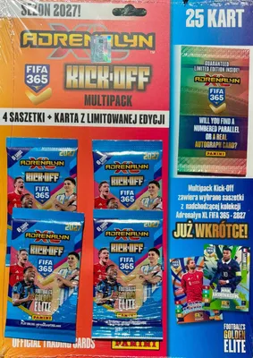Image de PANINI FIFA 365 2027 KICK-OFF MULTIPACK – 4 sachets + 1 LIMITED