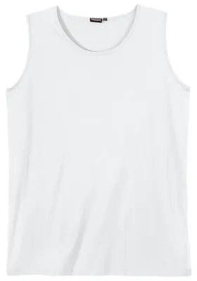 Produktbild von Adamo Fashion Tanktop Basic weiß Übergröße