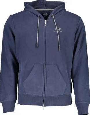 Produktbild von LA MARTINA HERREN-SWEATSHIRT MIT BLAUEM ZIP : Farbe - Blau, Größe - 2XL Größe: 2XL Farbe: Blau