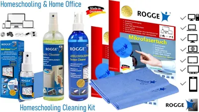Produktbild von ROGGE Homeschooling Cleaning Kit - Reinigungsset für Homeschooling