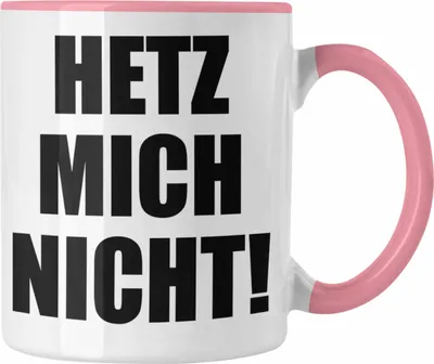 Produktbild von Trendation - Trendation - Hetz Mich Nicht Tasse Geschenk für Kollegen Kollegen Arbeit Bürotasse für Beste Kollegin (Rosa)