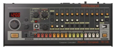 Produktbild von Roland TR-08, Kompression, Micro-USB B, USB, Akku, Schwarz, 308 mm, 130 mm