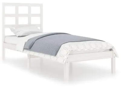 Obrázok produktu pre vidaXL Posteľ z masívneho dreva biela 75x190 cm