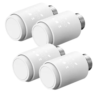 Obrázok produktu pre 4 ks Smart WiFi termostat Radiátorový termostat Tuya app, Alexa & Google Olympia HT-02Y