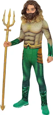 Produktbild von Aquaman Kostüm für Kinder Kindergröße: 140-152