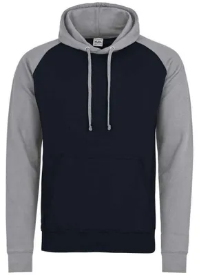 Produktbild von Awdis - Kapuzenpullover für Herren/Damen Uni LT1901 (L) (Marineblau/Grau meliert)