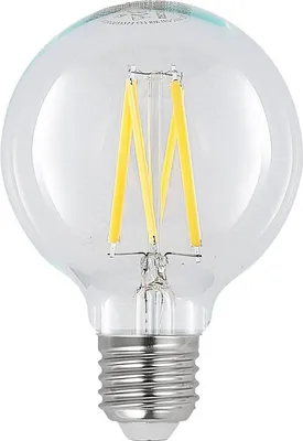 Produktbild von LED-Leuchtmittel G80 E27, 8W, 2.700K, Filament, klar dimmbar