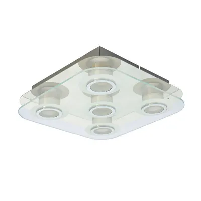 Zdjęcie produktu dla Plafon LED sufitowy Italux Flavio nowoczesny chrom MD14088-05F CH
