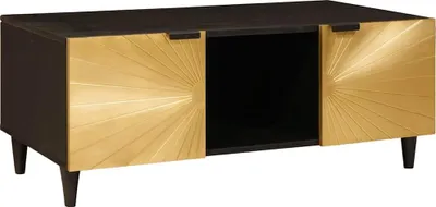 Obrázek produktu pro Konferenční stolek Černá a zlatá 100 x 54 x 40 cm