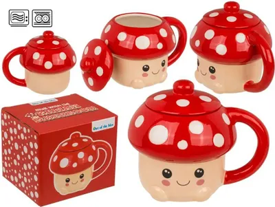 Produktbild von Kawaii Pilzbecher - Fliegenpilz mit Deckel